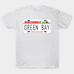 Green Bay, WI License Plate T-Shirt